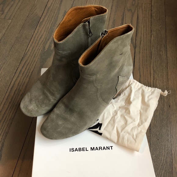Isabel Marant Dicker Boot in Taupe - Picture 3 of 10